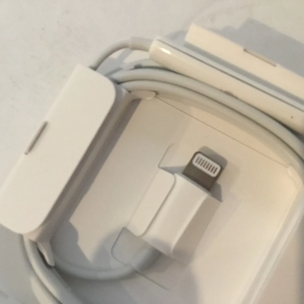 Apple Lightning Cable and Connector - White
